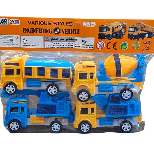 Kids Engineering Construction Vehicle Toy Set