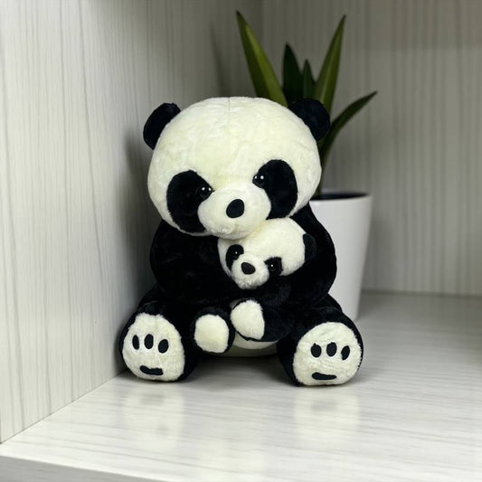 Super Soft Mommy & Baby Panda Plush Toy
