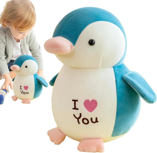 Cute Plush - I LOVE YOU Cuddly Plushie - Soft Plushie For Animal Themed Parties, Halloween Home Decor